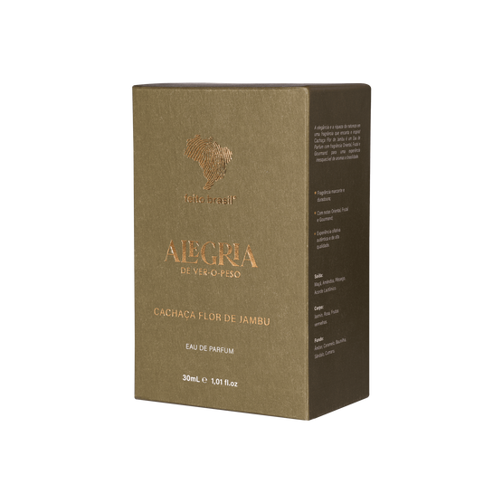 Perfume Feito Brasil Alegria de Ver o Peso Cachaça de Jambu EDP